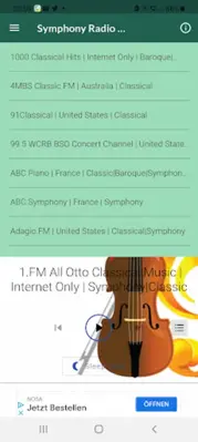 Symphony Music Radio Stations android App screenshot 0