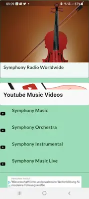 Symphony Music Radio Stations android App screenshot 1