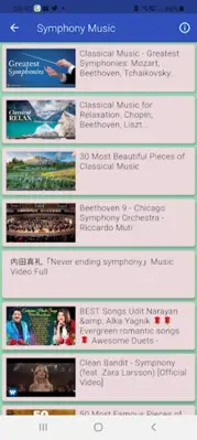 Symphony Music Radio Stations android App screenshot 2